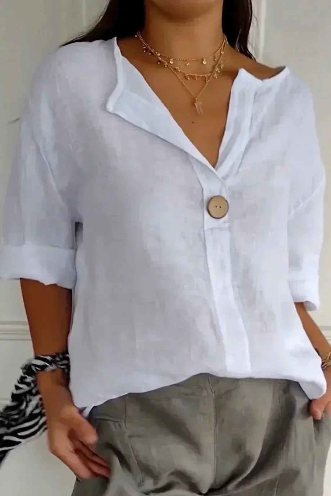Kalin | Linen Top