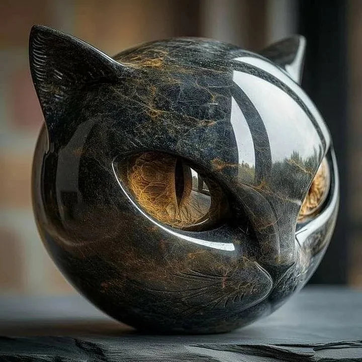 Zyn | Black Cat Sculpture
