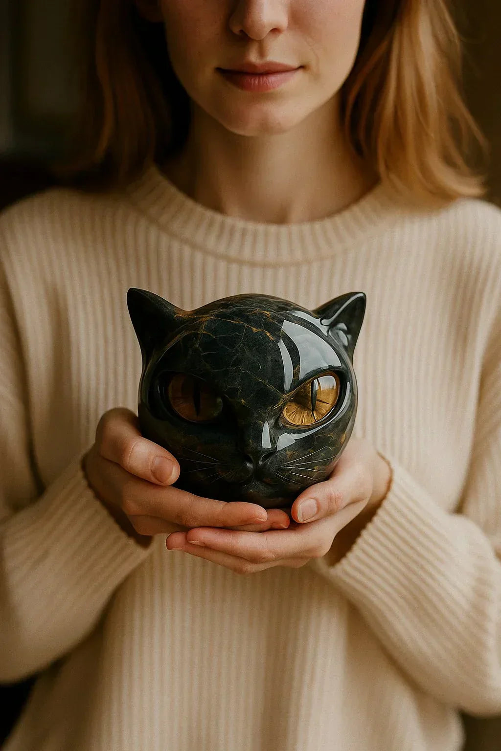 Zyn | Black Cat Sculpture