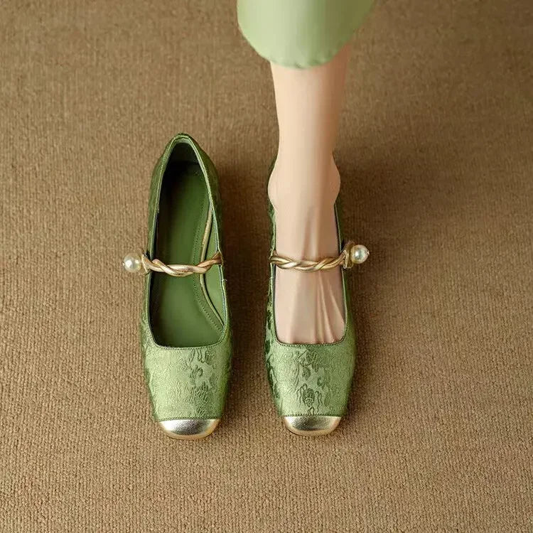 Livia | Leather Mary Janes
