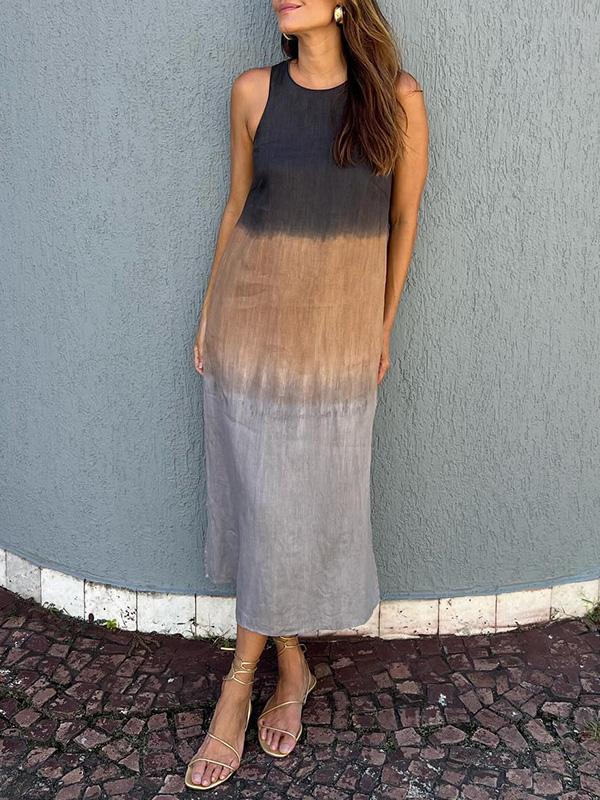 Olivia | Long Gradient Dress