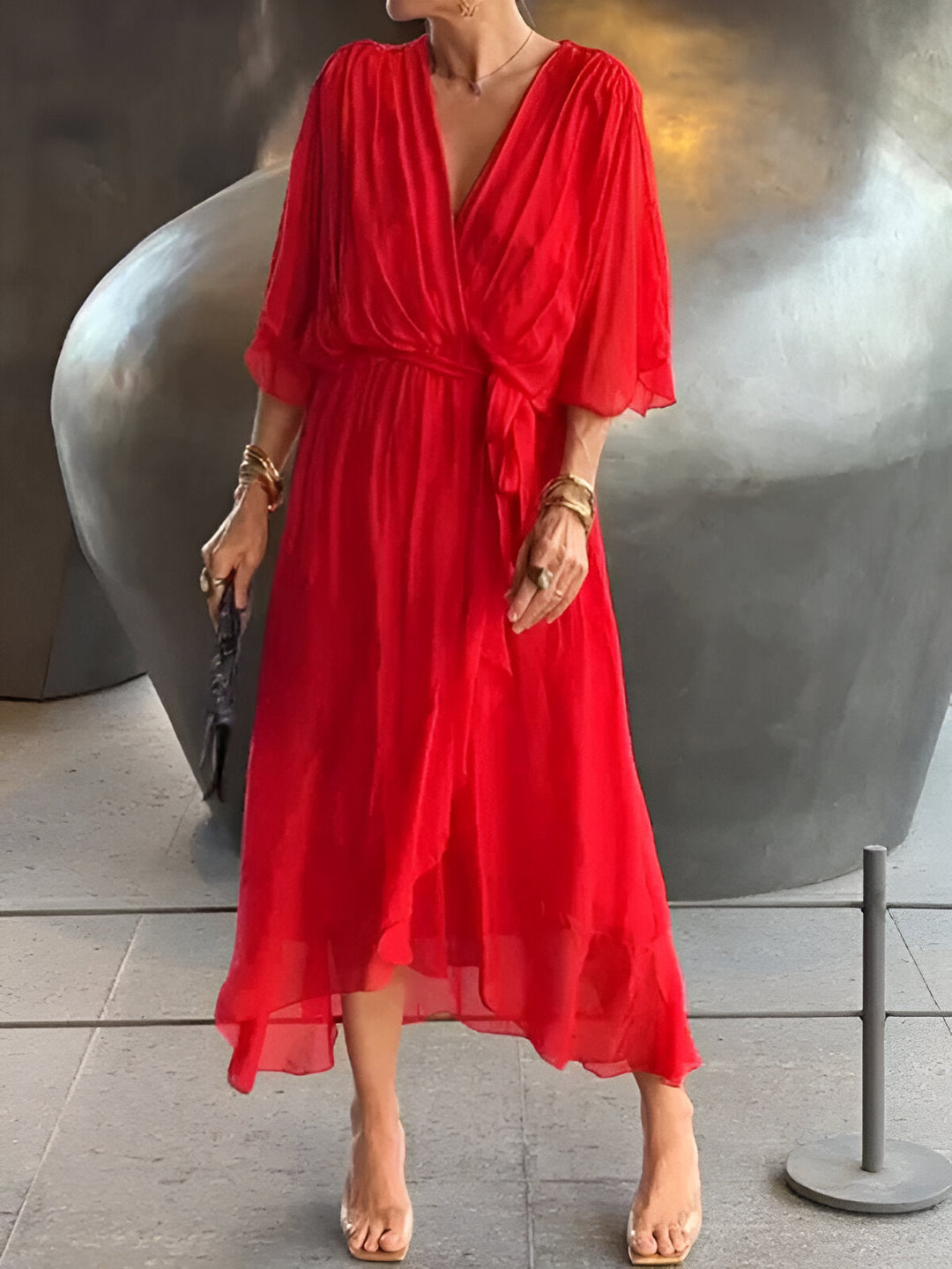 Mireille | V-Neck Dress