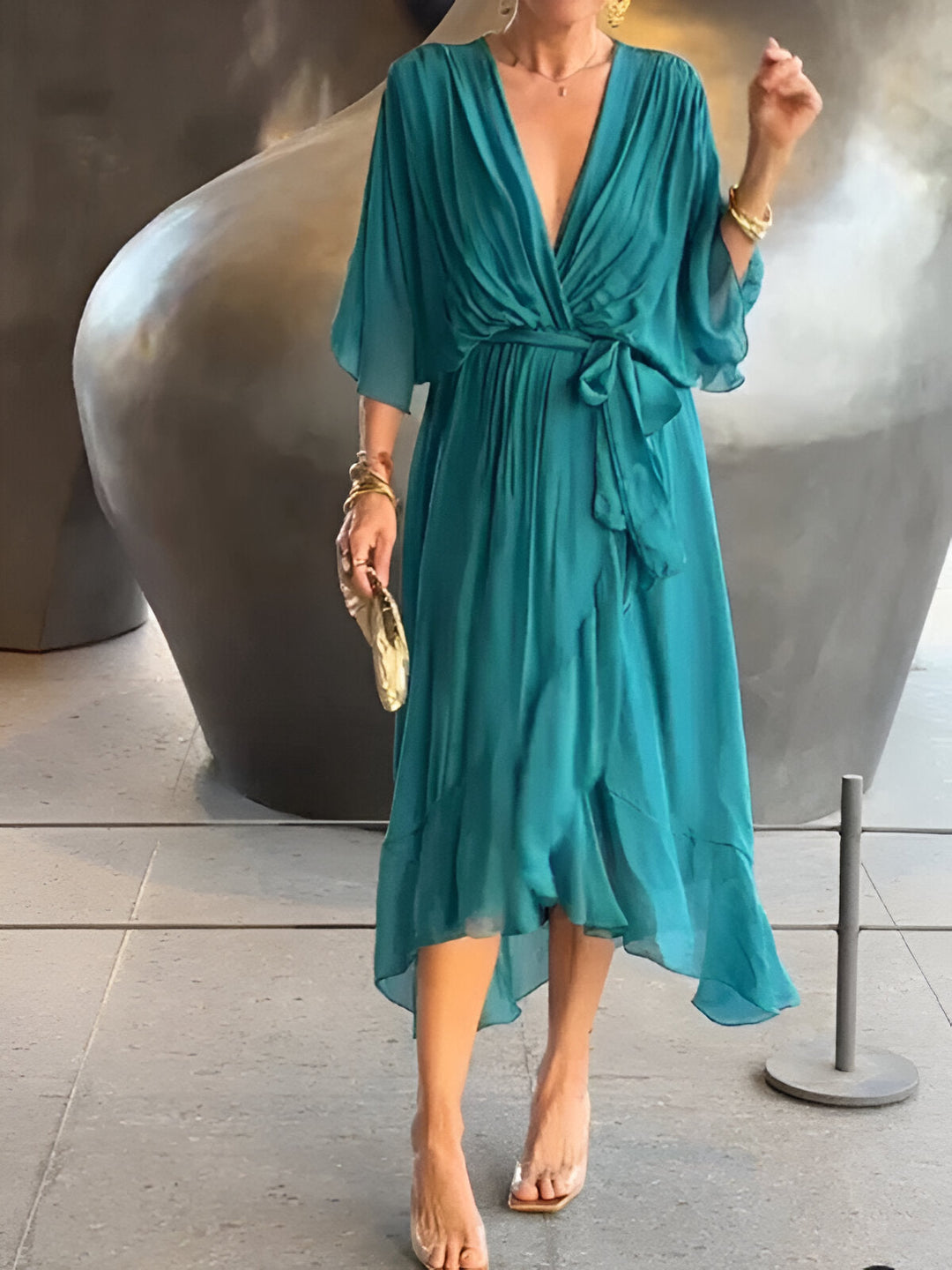 Mireille | V-Neck Dress